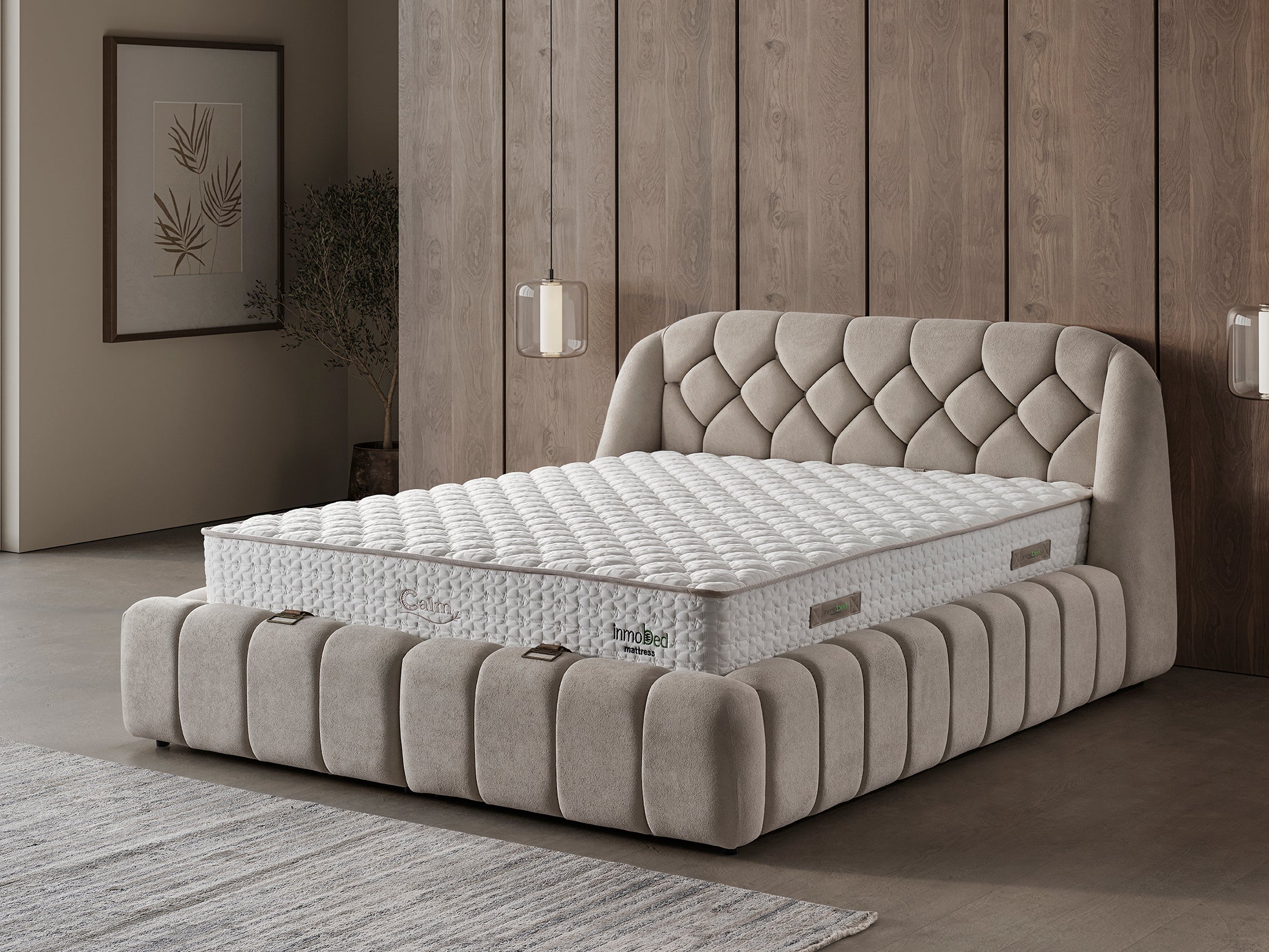 Calm Baza Başlık Yatak Takımı