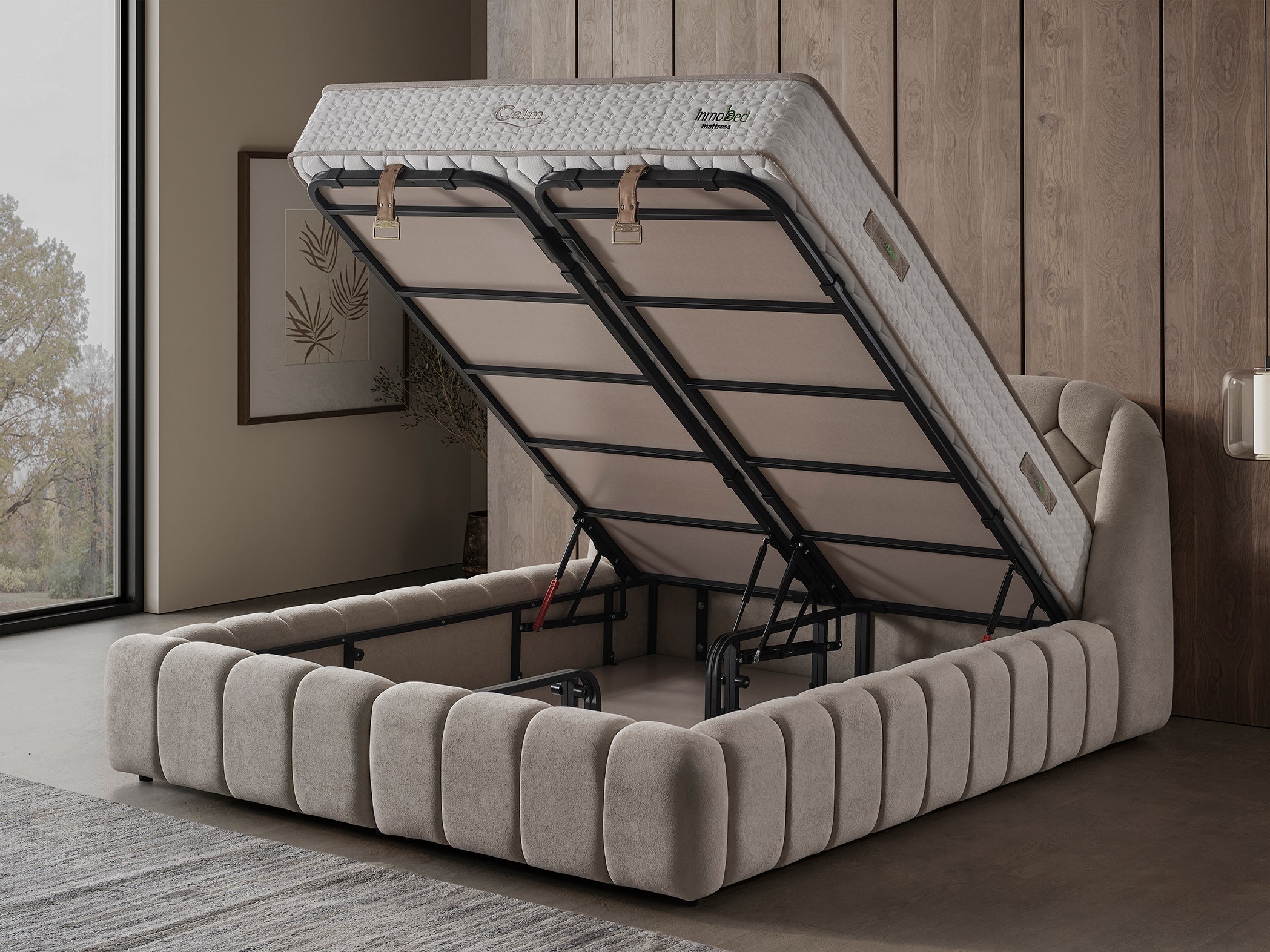 Calm Baza Başlık Yatak Takımı