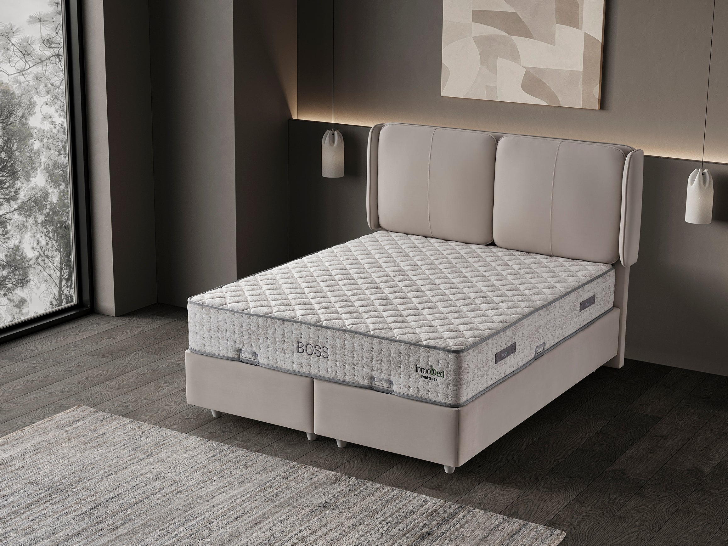 Boss Baza Başlık Yatak Takımı