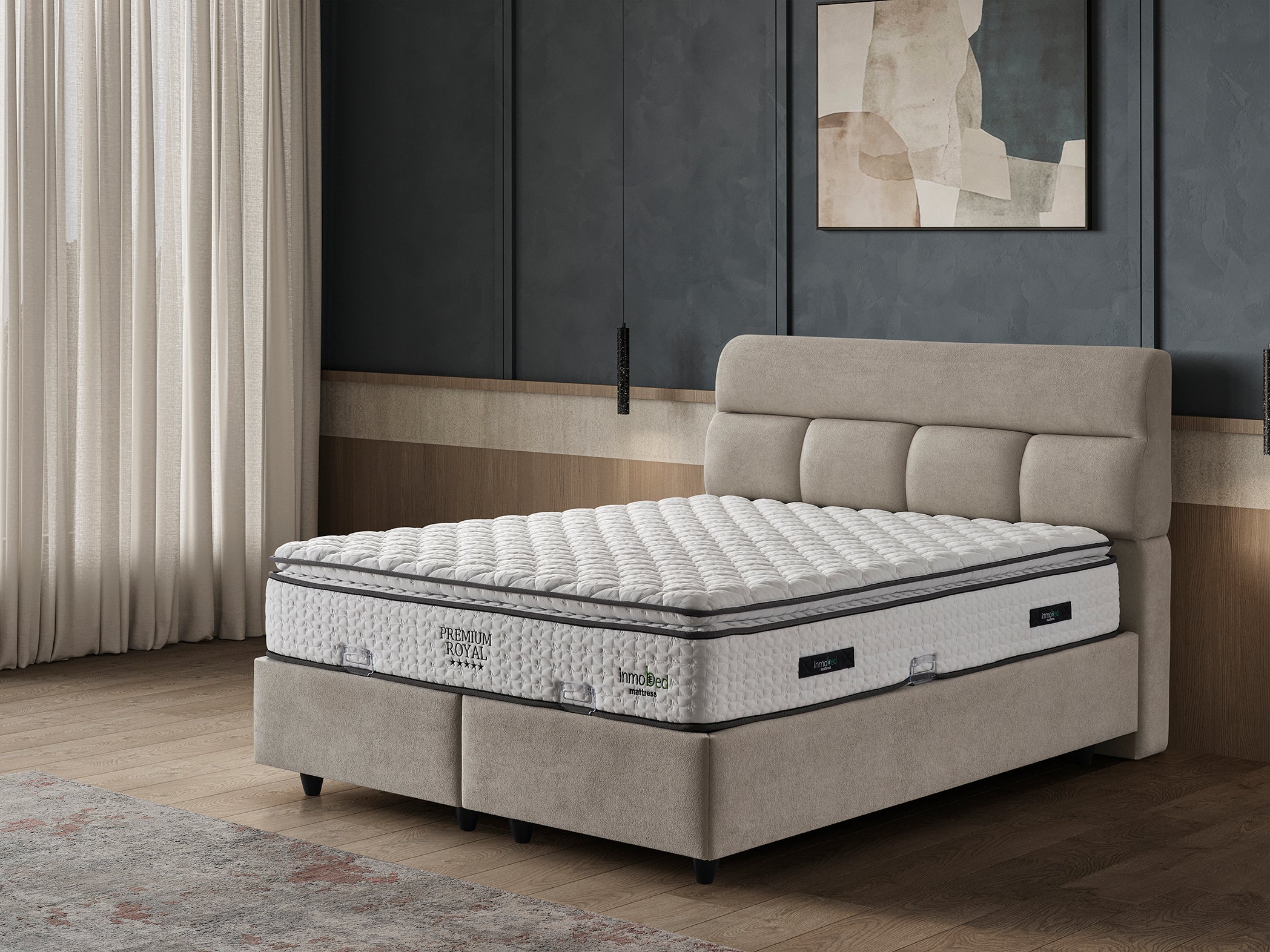 Premium Baza Başlık Yatak Takımı