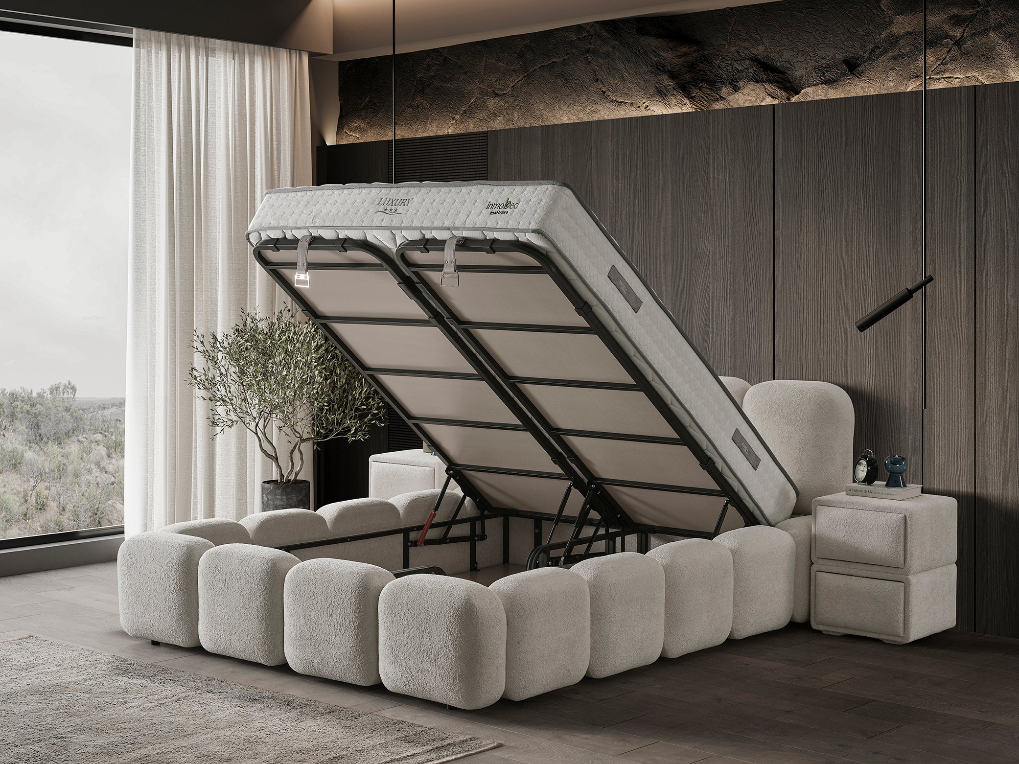 Luxury Baza Başlık Yatak Takımı