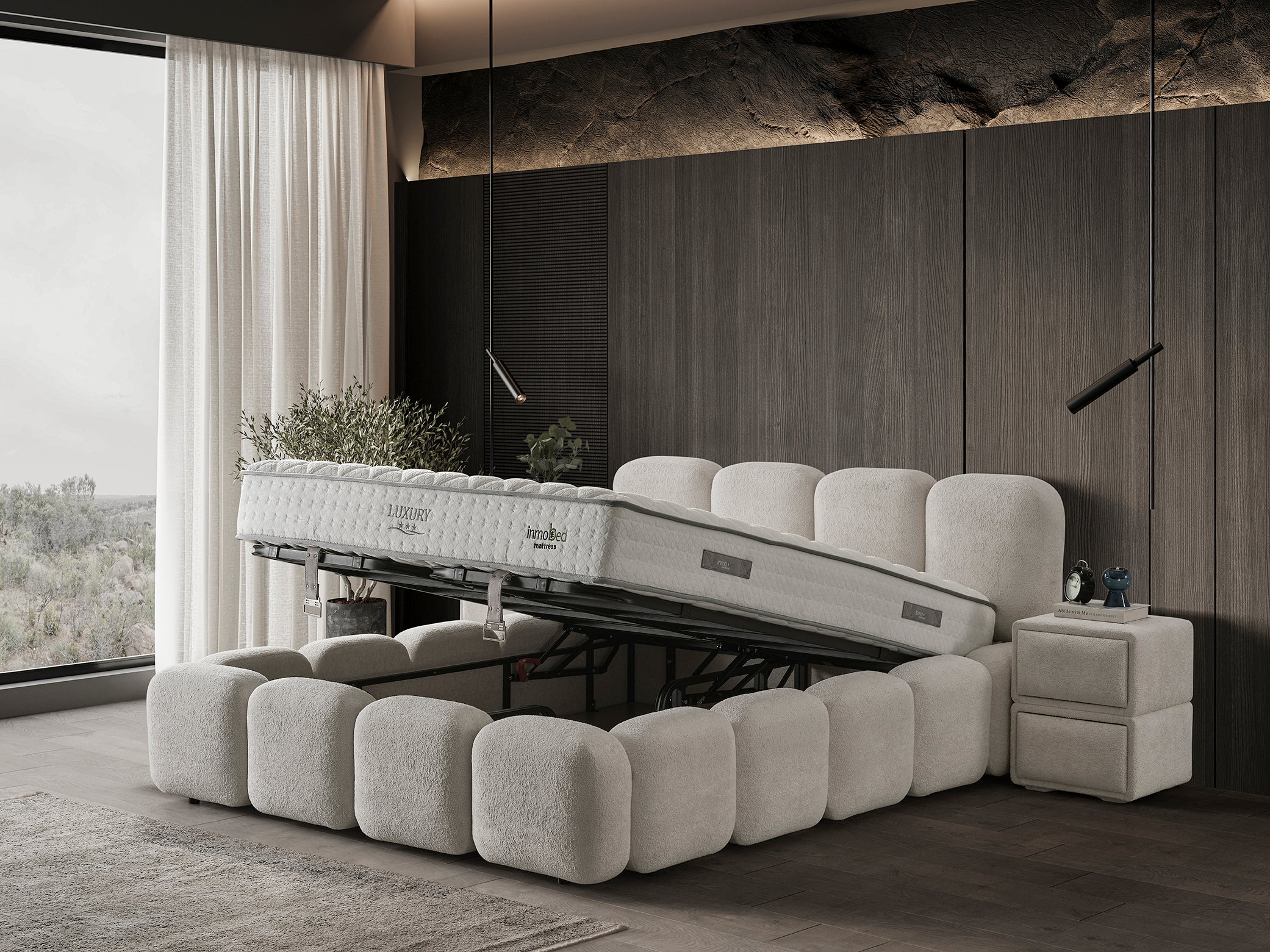 Luxury Baza Başlık Yatak Takımı