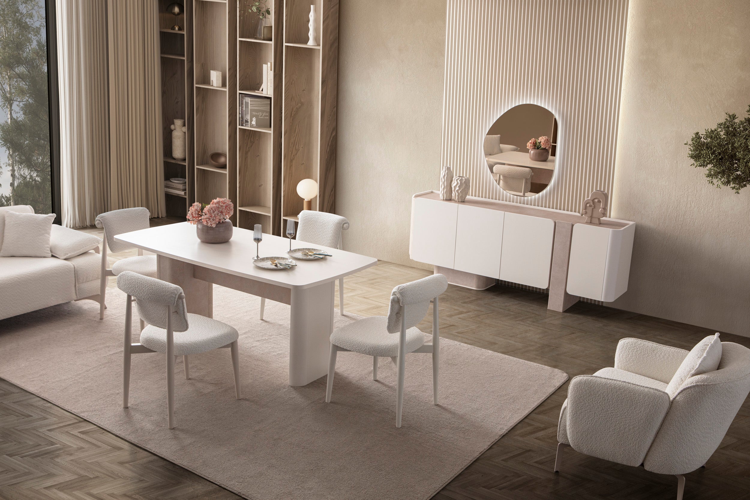 Afro Yemek Odası Takımı