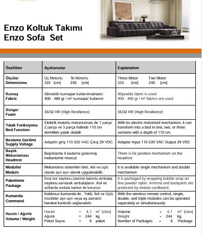 Polstergarnitur Enzo