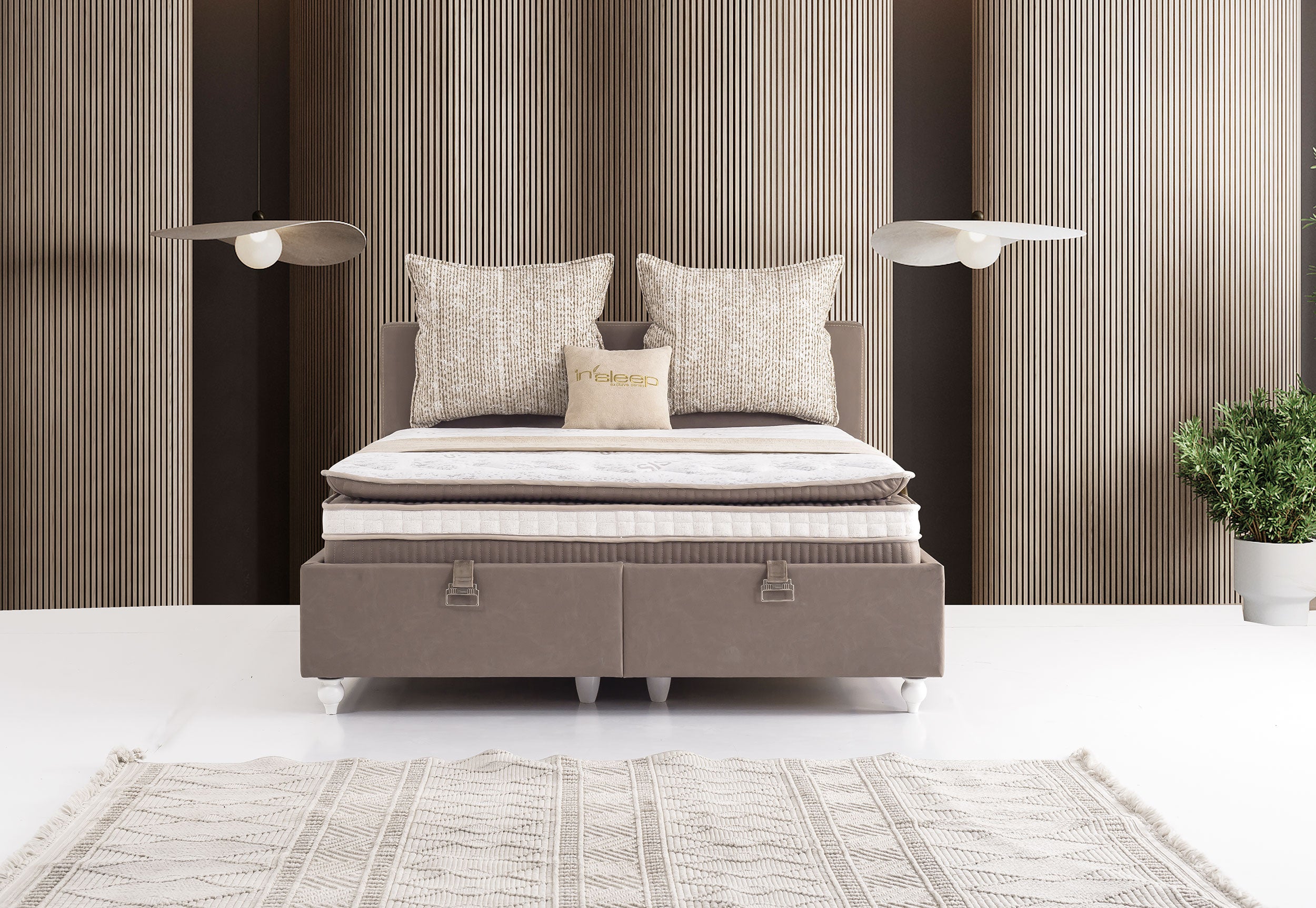 Monaco Baza Başlık Yatak Takımı