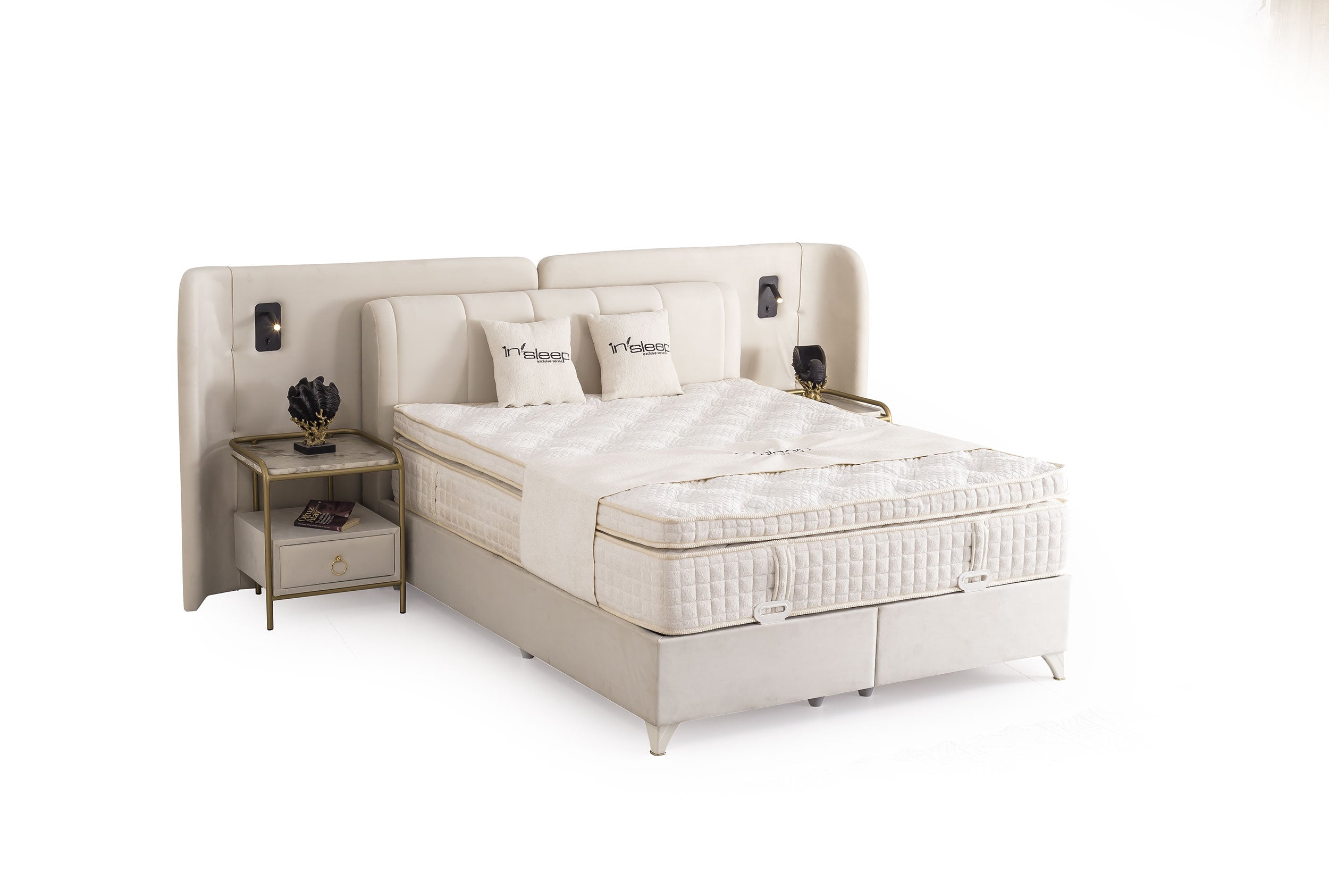 Lizbon Baza Başlık Yatak Takımı