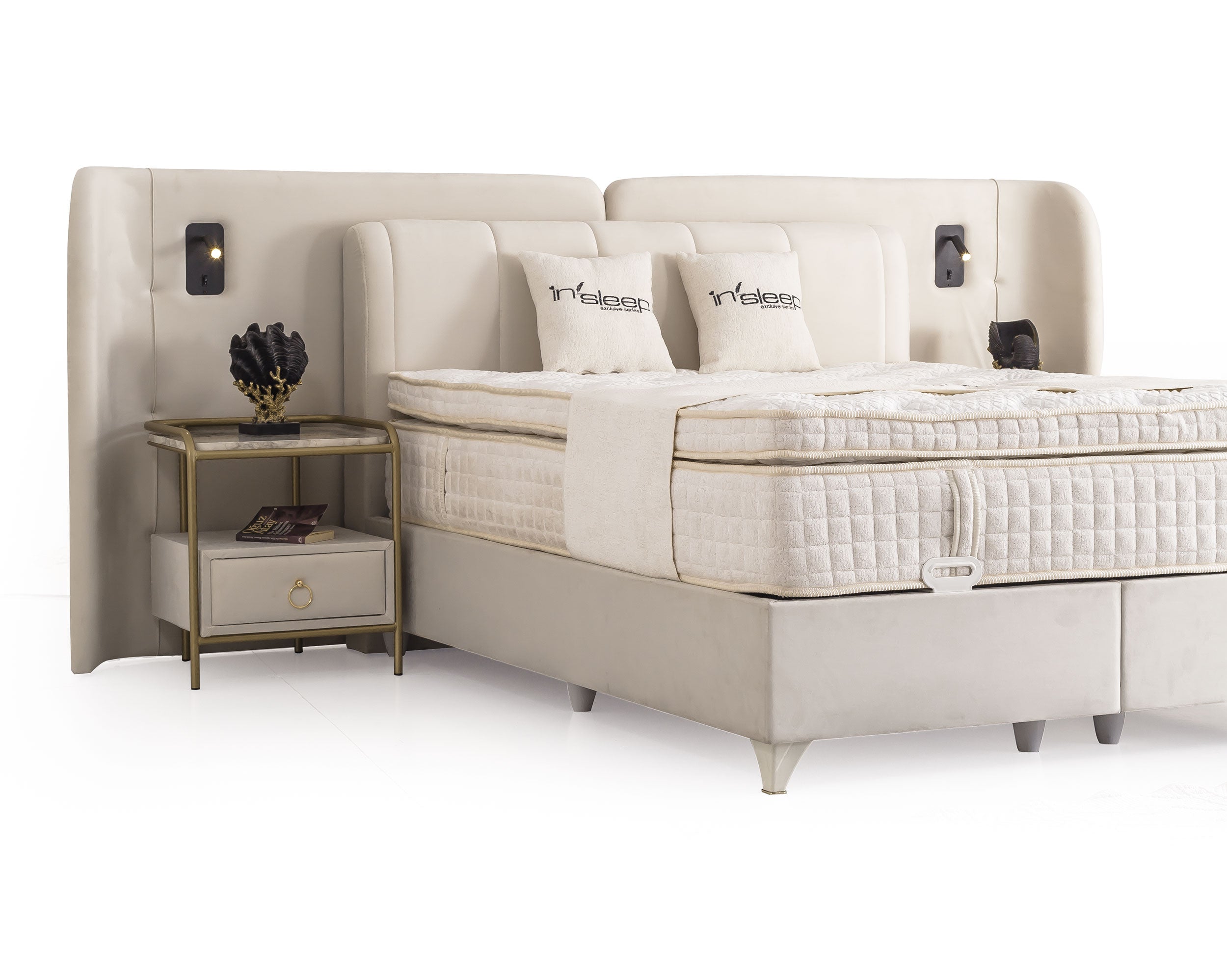 Lizbon Baza Başlık Yatak Takımı