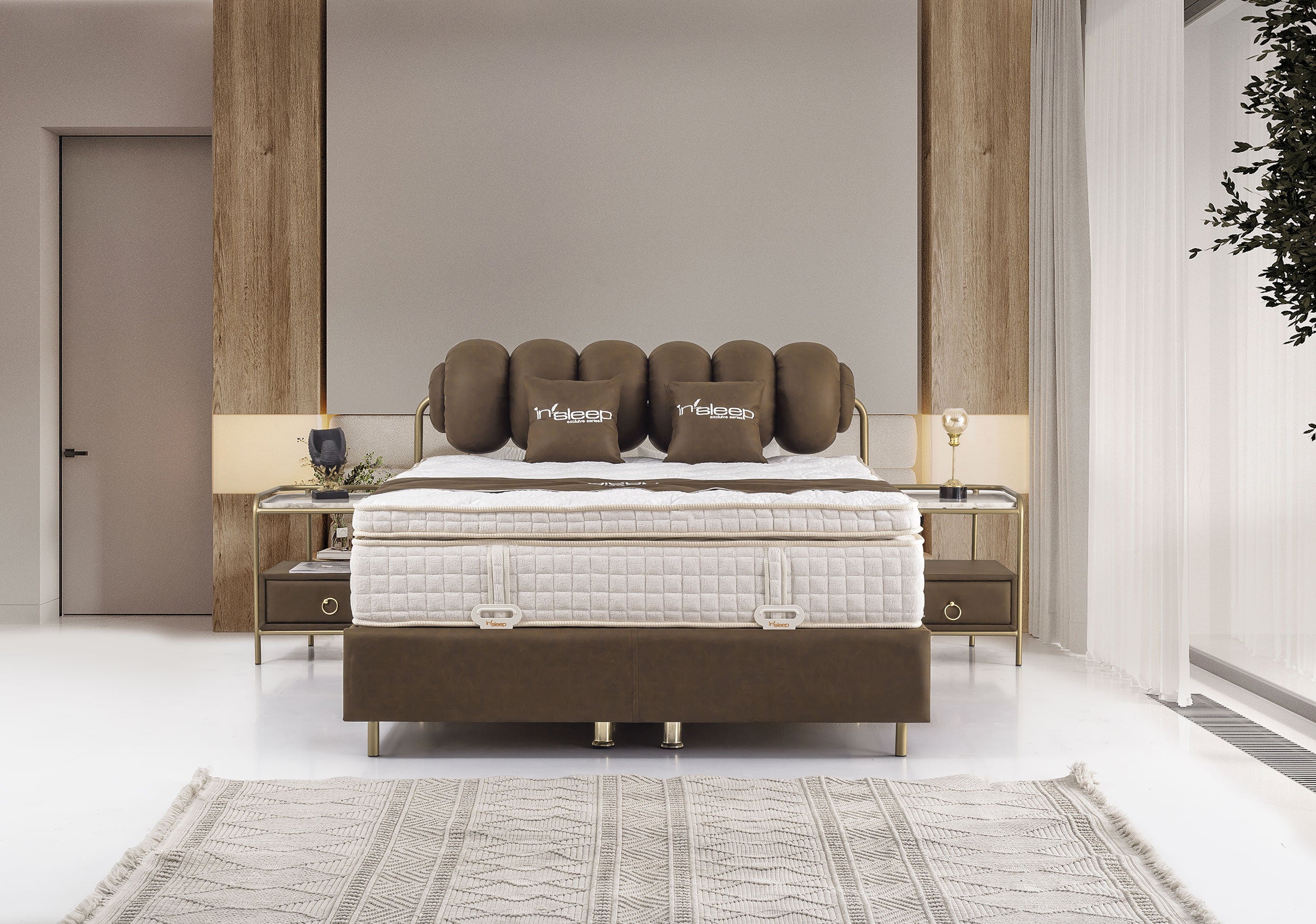 Solid Baza Başlık Yatak Takımı