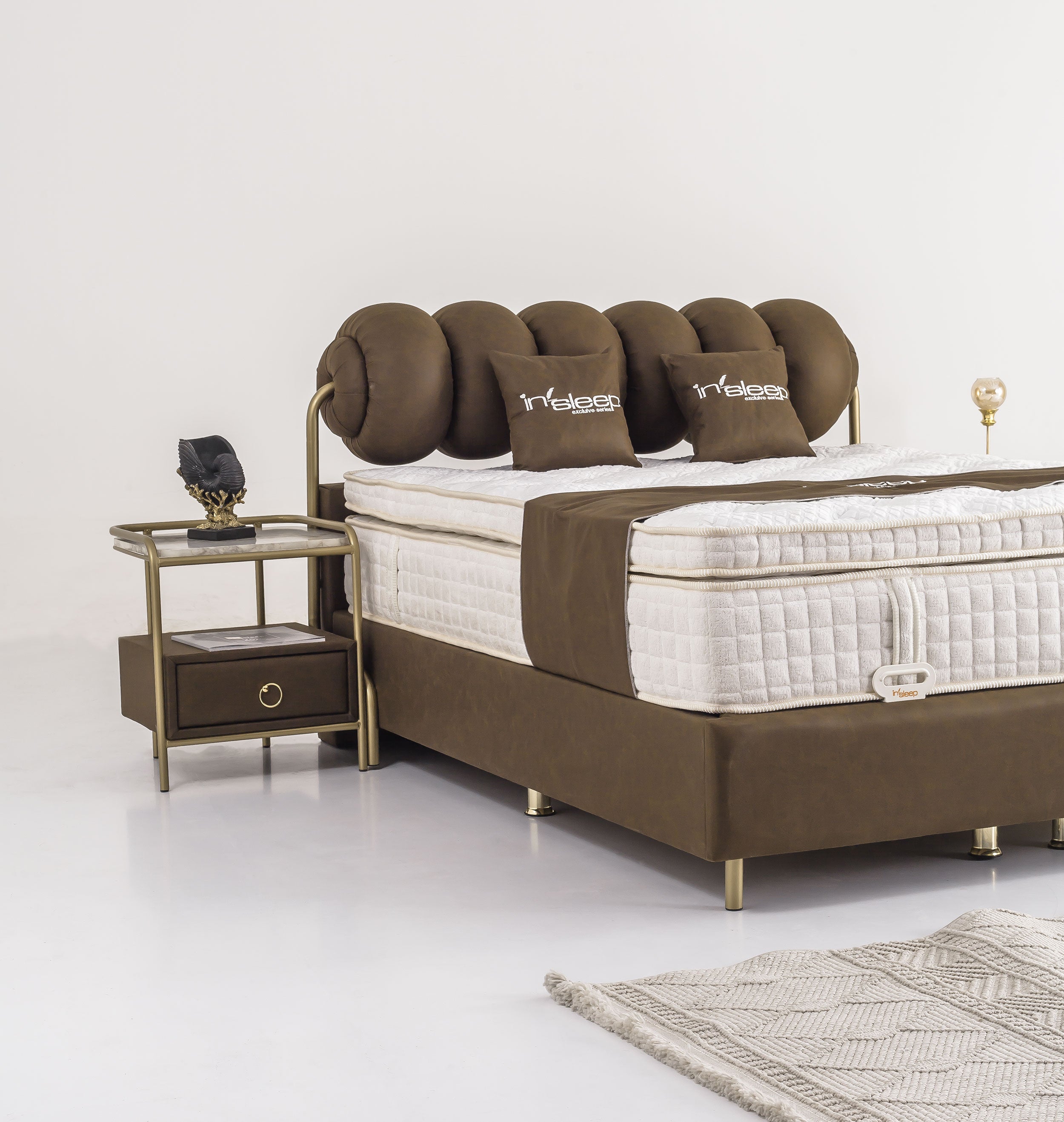 Solid Baza Başlık Yatak Takımı