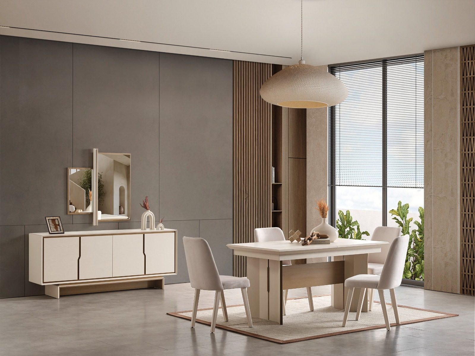 İpek Yemek Odası Takımı