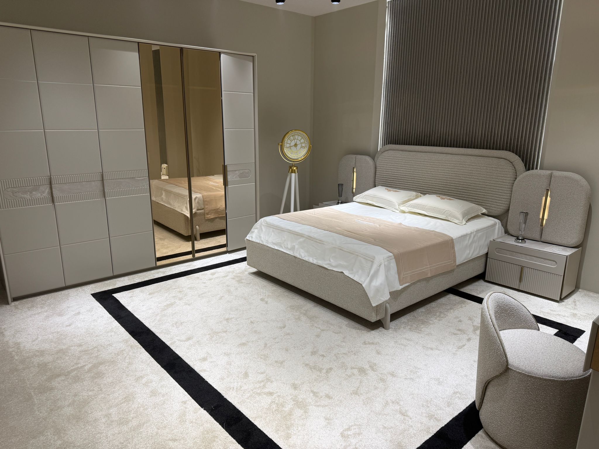 Zara Mermer Yatak Odası Takımı