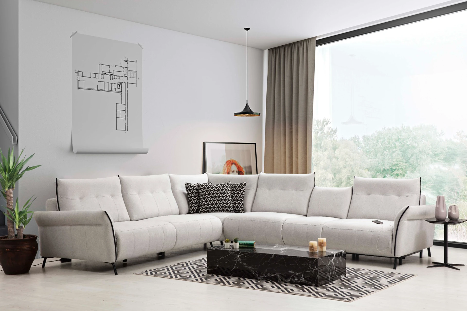 Ecksofa Mozart