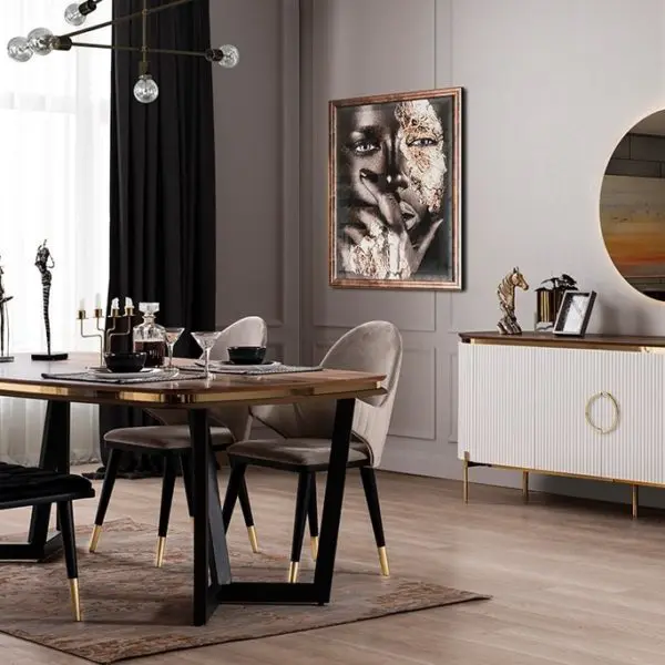 Tesla Dining Room Ecru