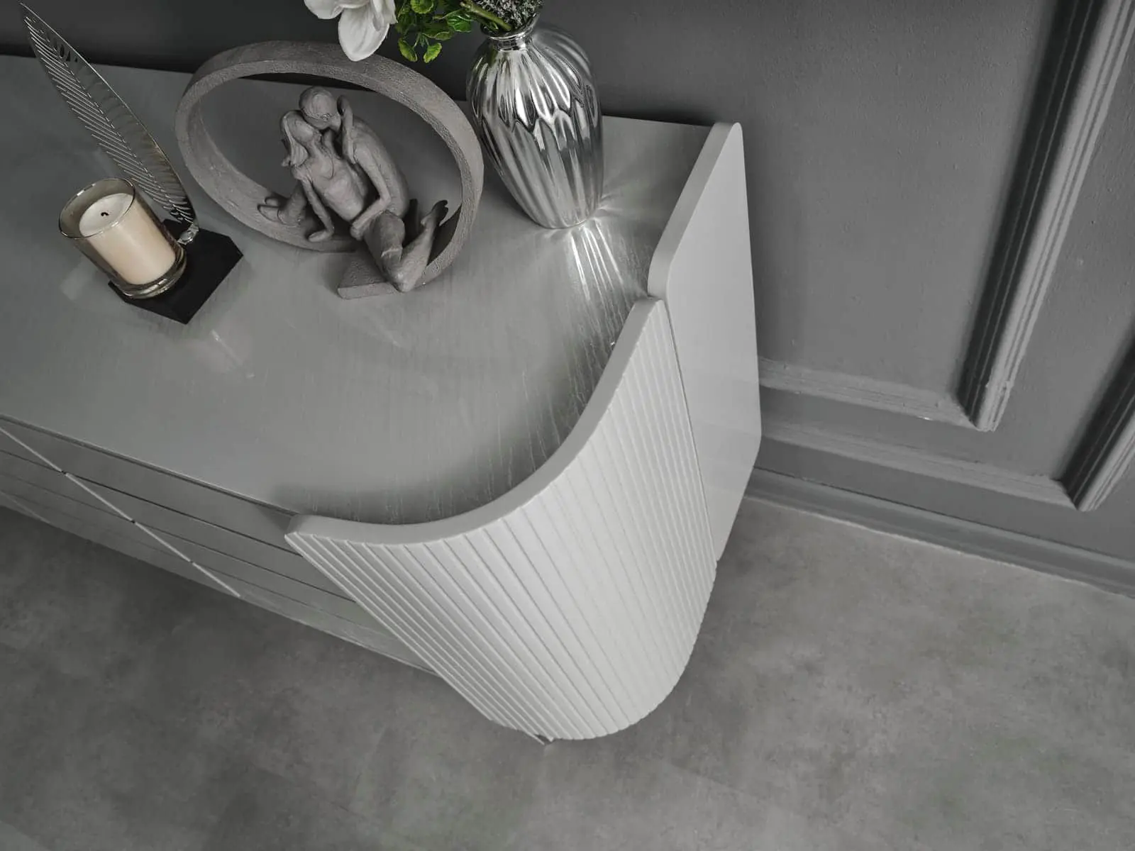 Karya Sis Gri Yemek Odası 7 Karya Yemek Odası