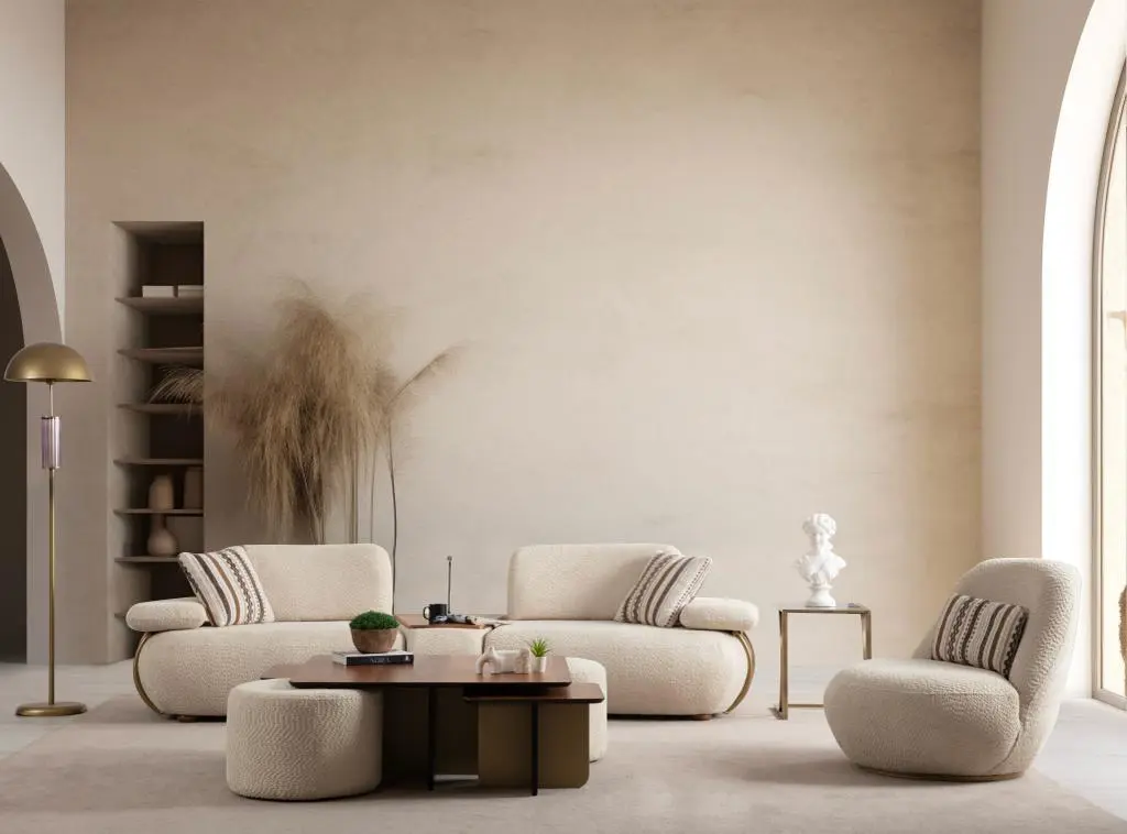 Madrid Luxury Koltuk Takımı 7 Ensemble de canapés de luxe Madrid