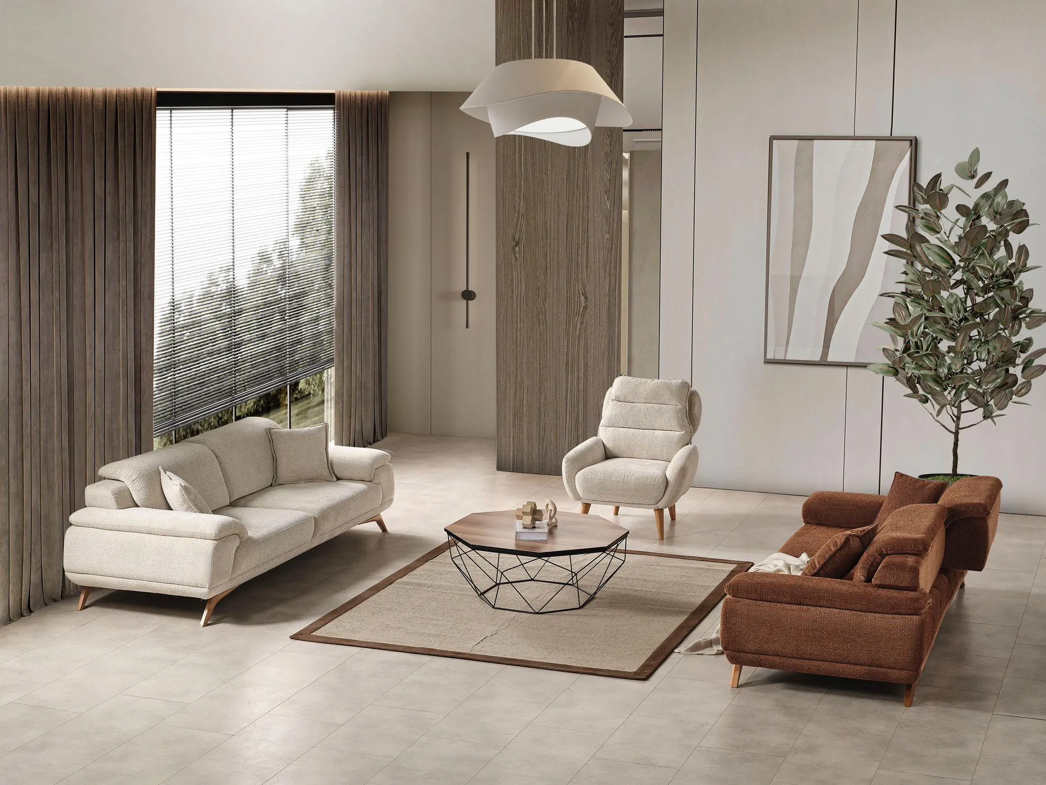 Hermes Koltuk Takımı 1 Hermes Koltuk Takımı