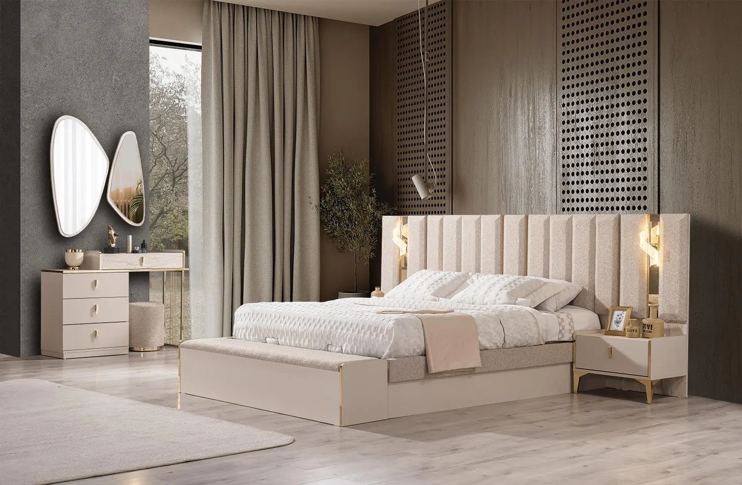 Endam Yatak Odası Takımı 1 Endam Bedroom Set