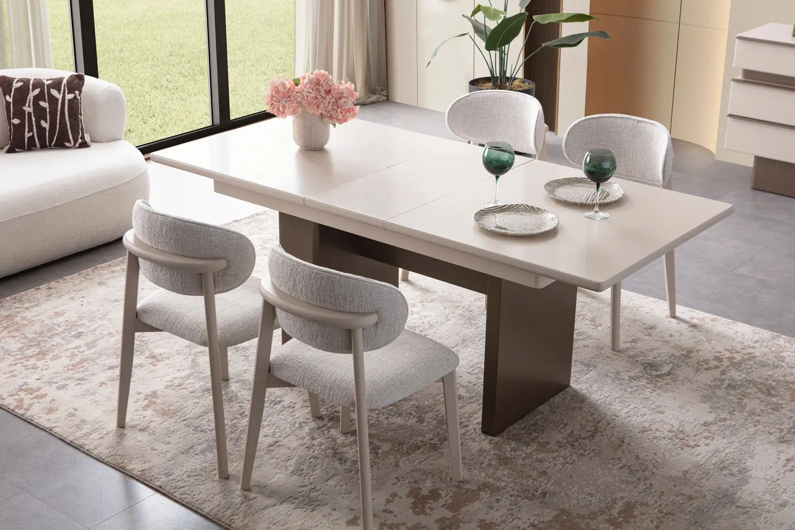 Lora Yemek Odası Takımı 5 Lora Yemek Odası Takımı