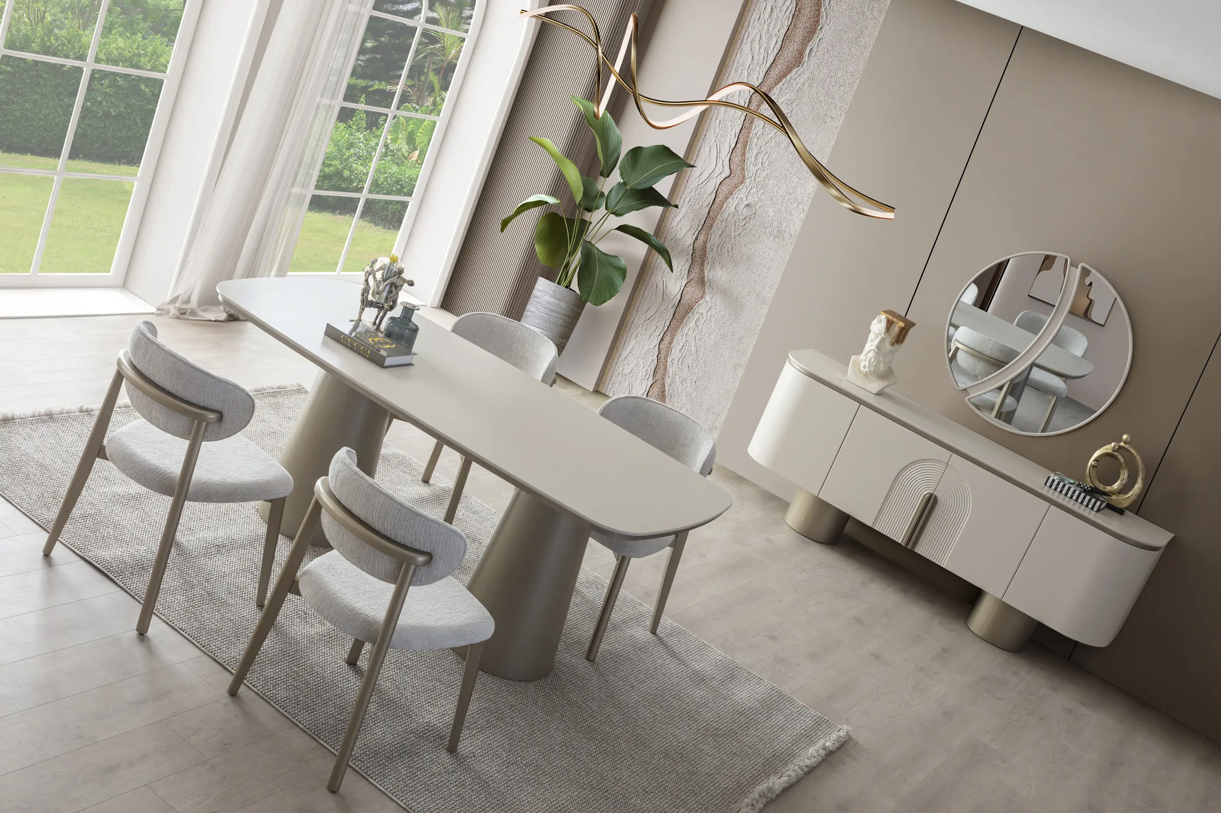 Pablo Yemek Odası Takımı 2 Pablo Yemek Odası Takımı - Görsel 2