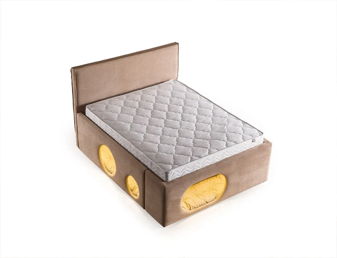 Petra Baza Başlık Yatak Takımı 3 Ensemble lit tête de lit Petra