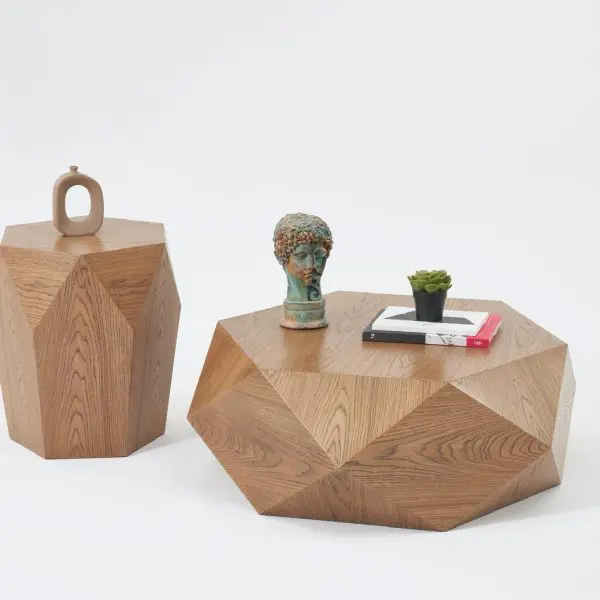 Matrix Orta Sehpa Seti (Ahşap Kaplama)