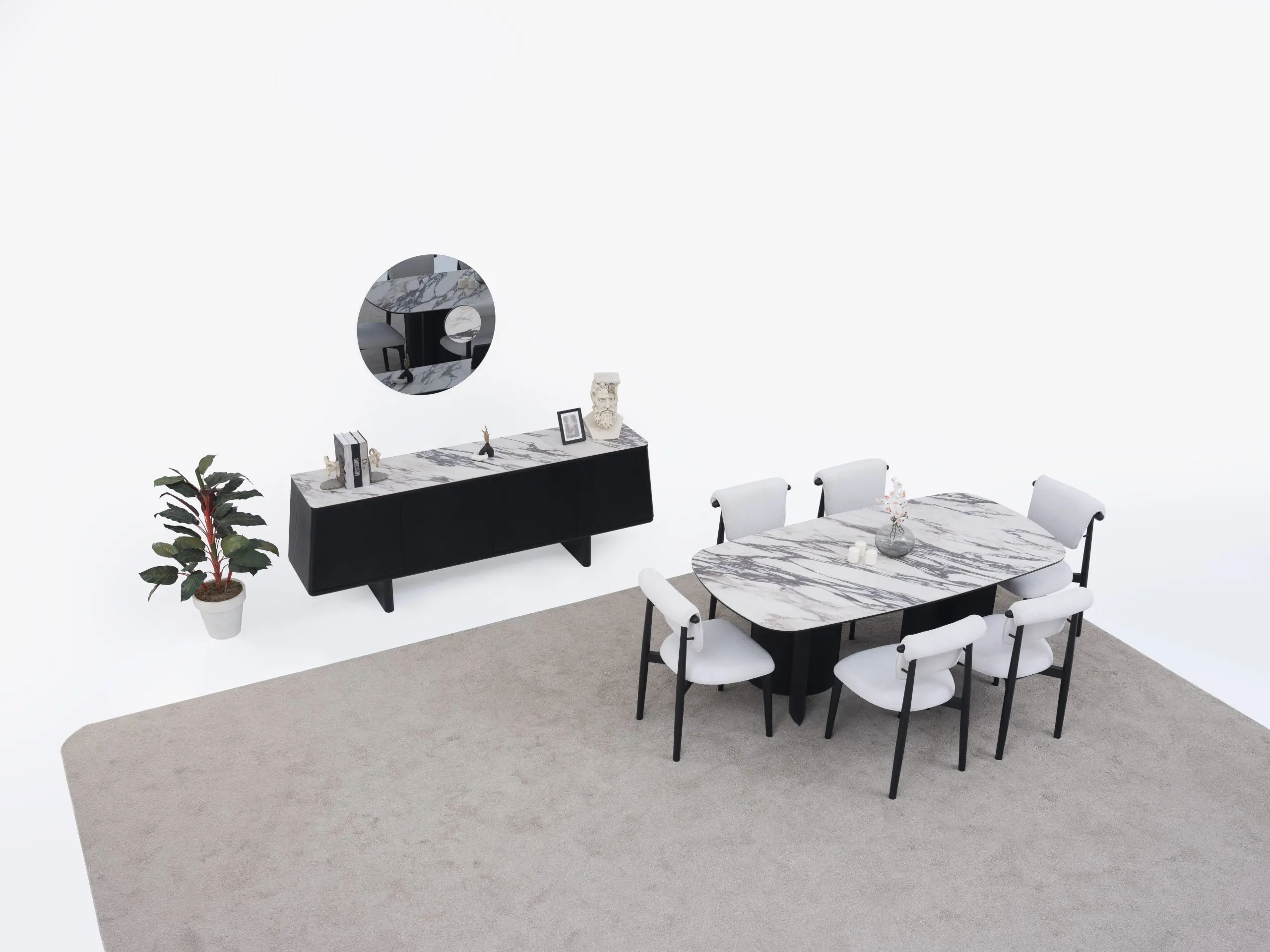 Petra Yemek Odası Takımı 12 Petra Yemek Odası Takımı - Görsel 12