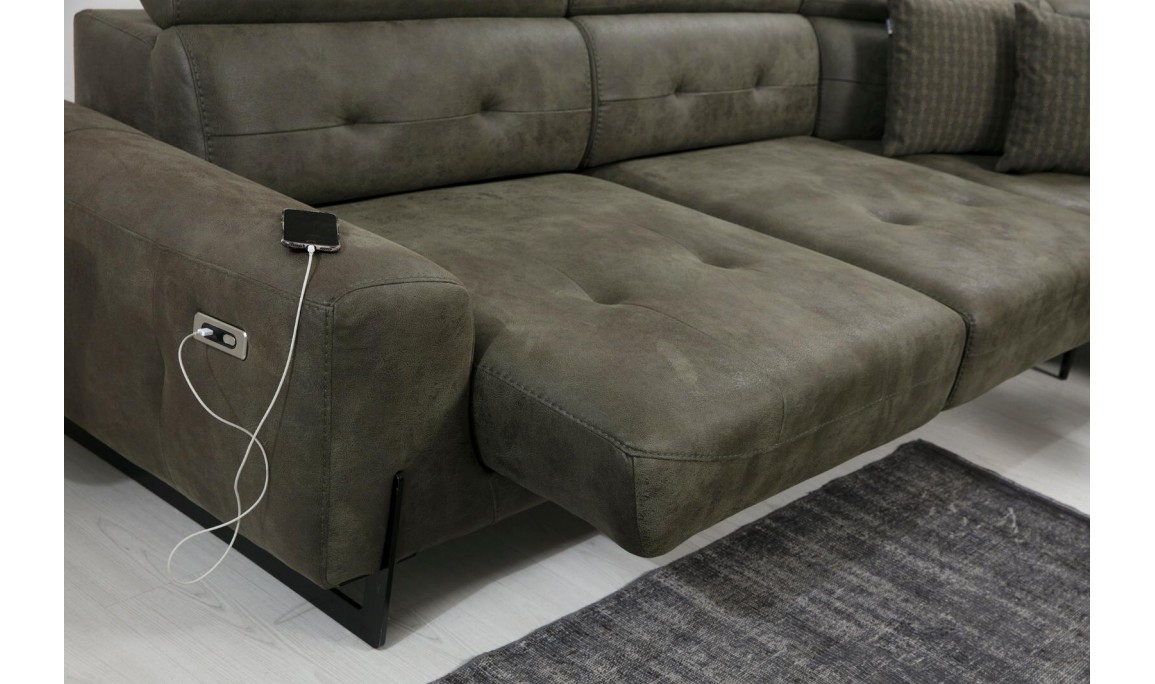 Lora U Köşe 3 Lora U Corner Sofa Set